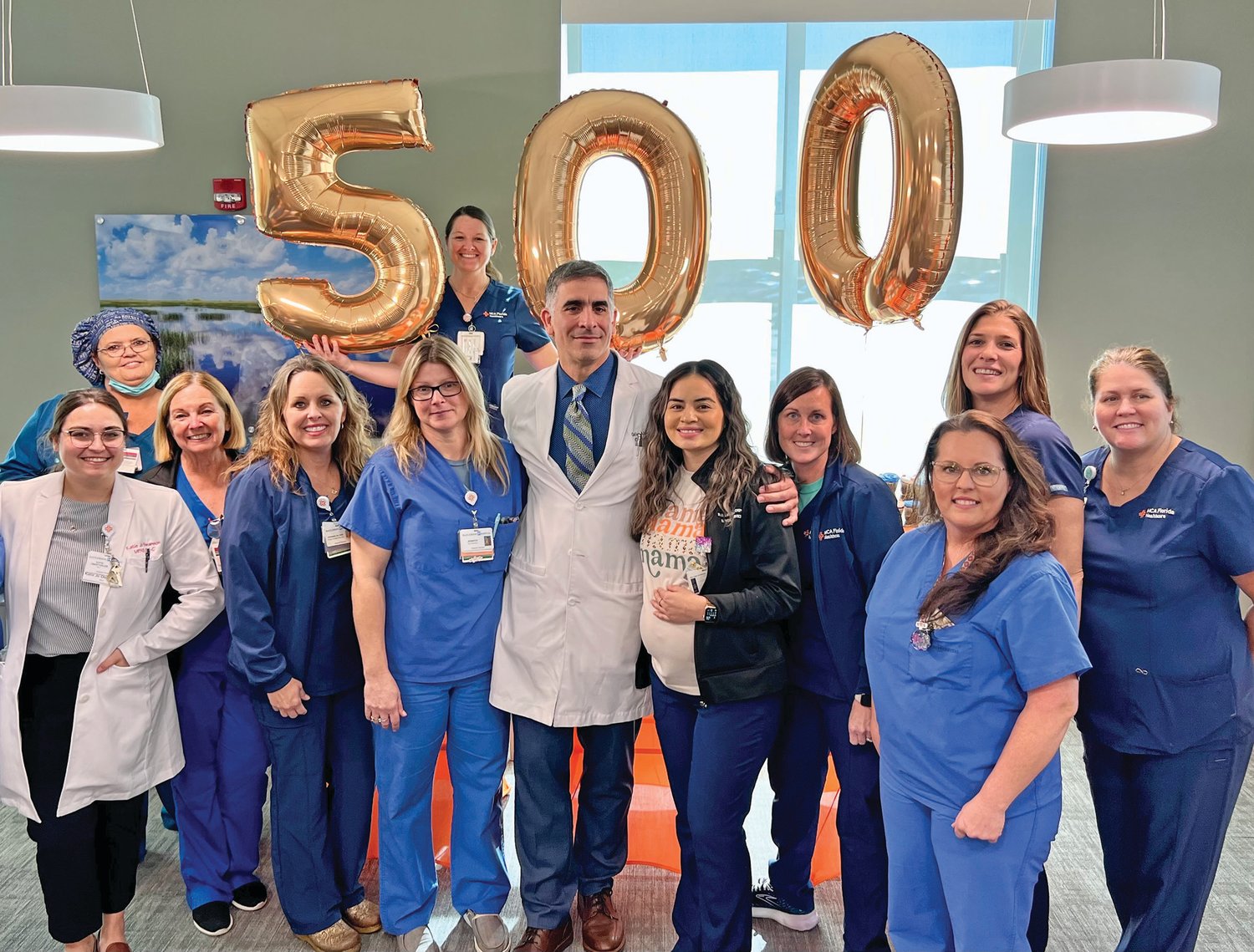 HCA Raulerson Hospital physician completes 500 robotic-assisted surgeries.